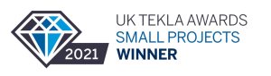 UK Tekla Awards Small Projects Winner 2021 logo.