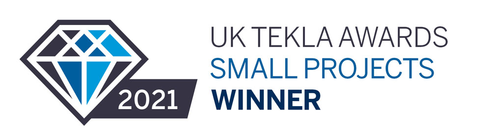 Tekla Small Projects 2021 Winner Award. 