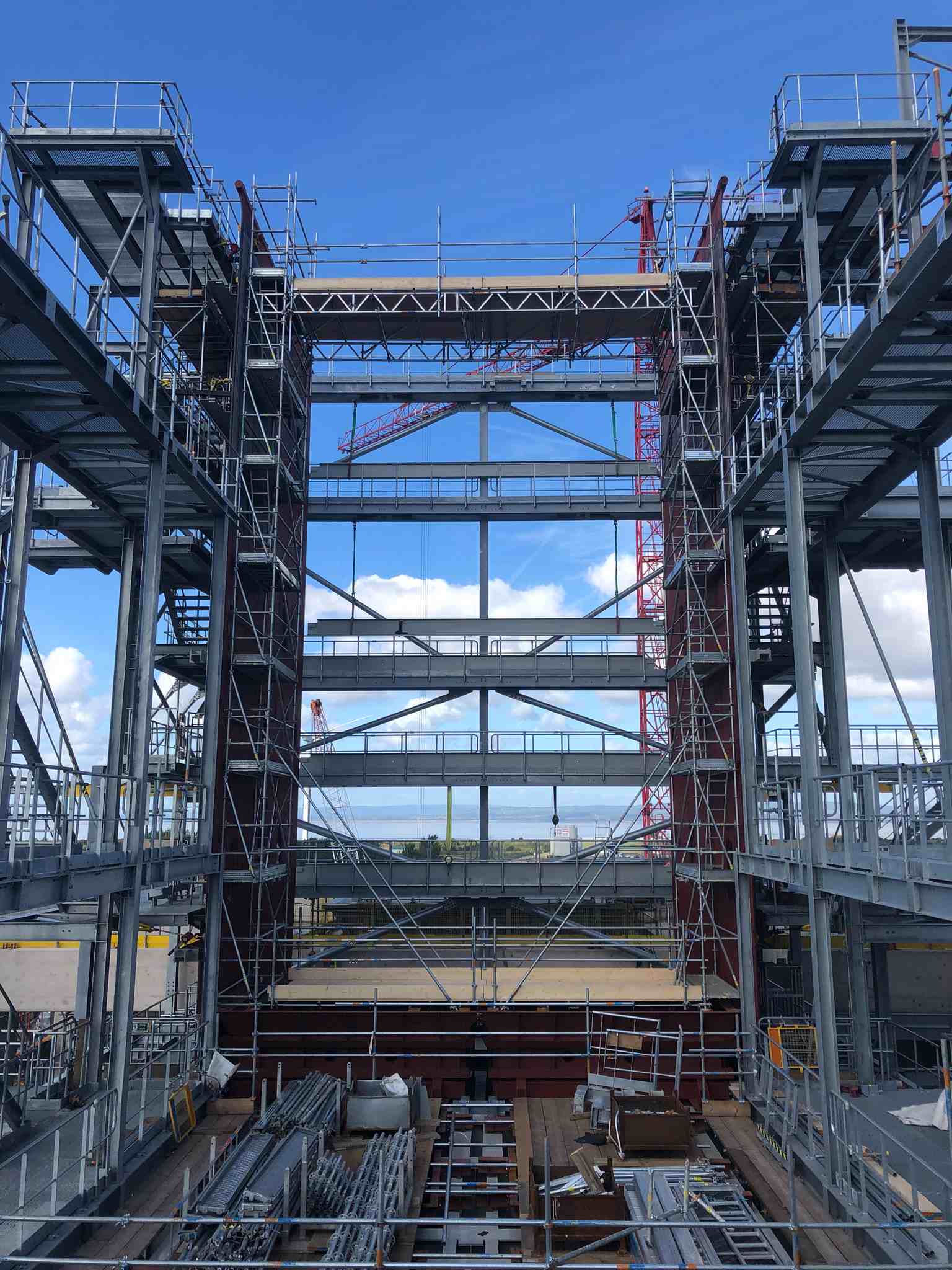 Access scaffolding of Avonmouth ERF