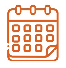 Icon of a calendar.