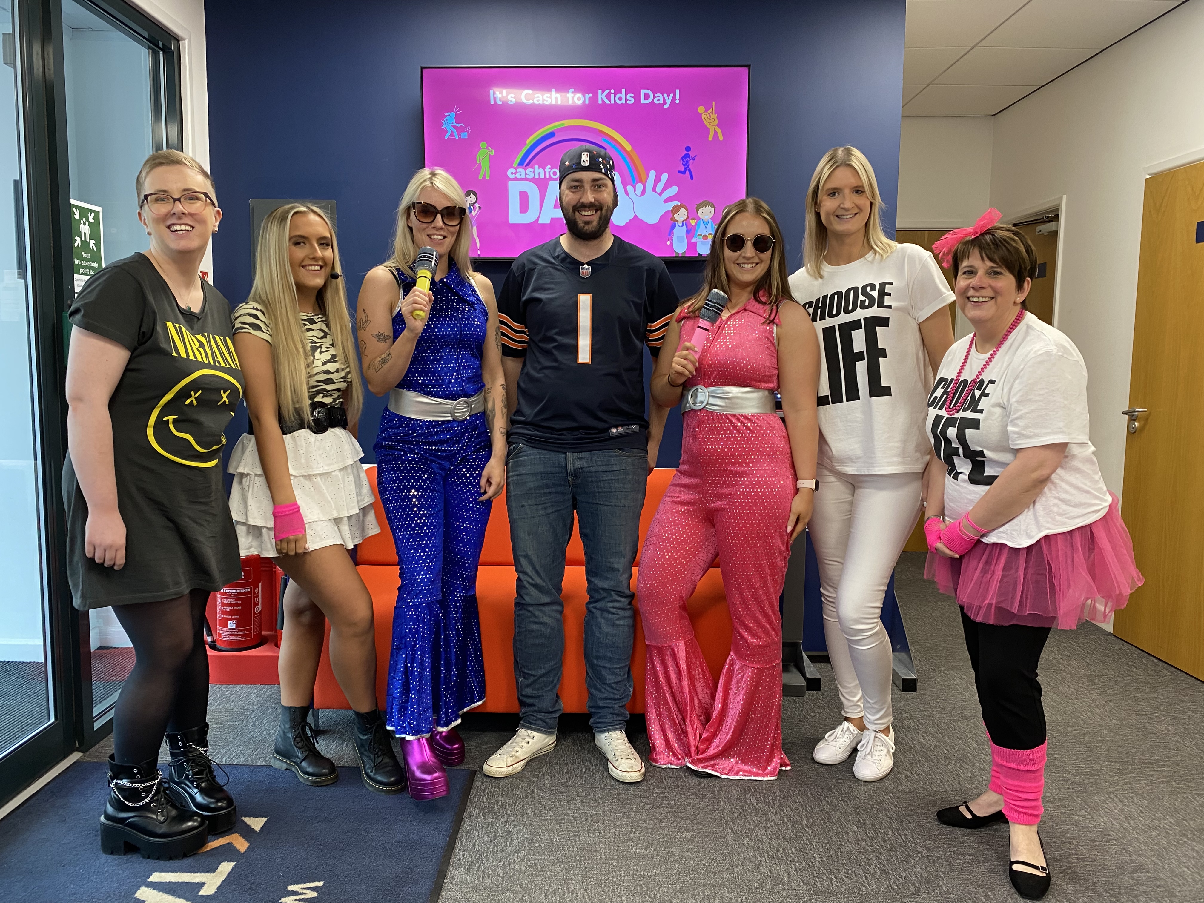 Taziker employees 'dress like a pop star' in the office.