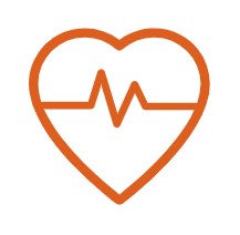 Icon for looking after health and wellbeing.