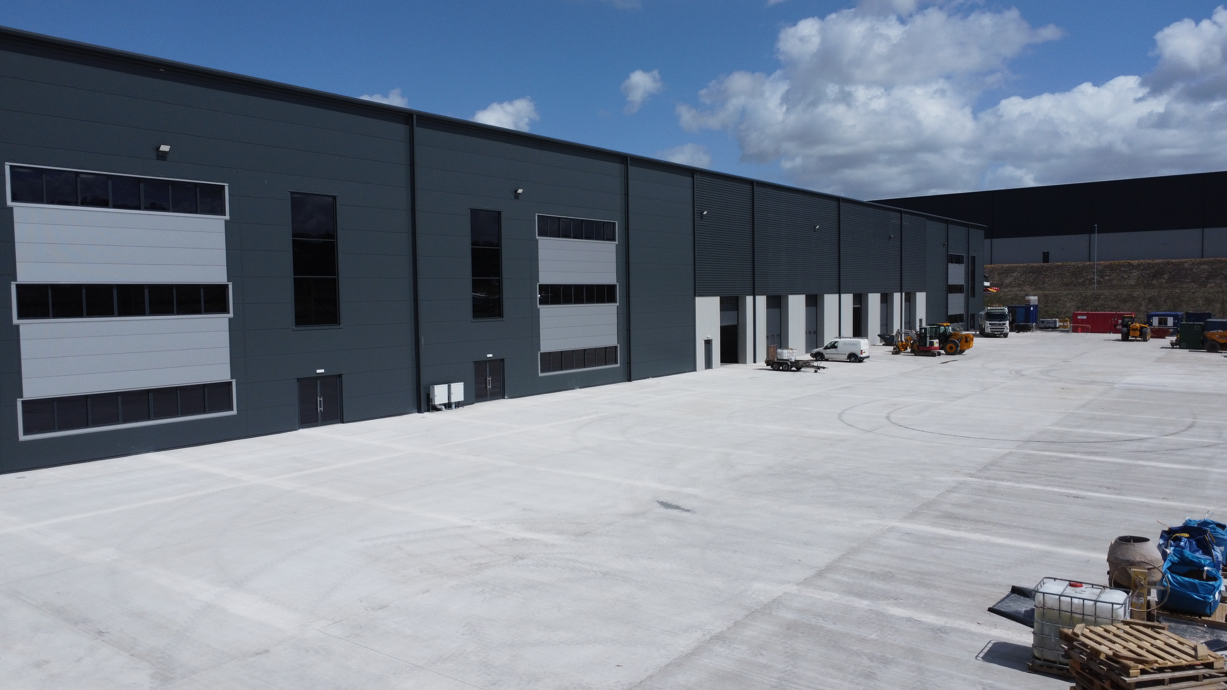 Outside of the new Taziker Fabrication Facility in Blackburn.