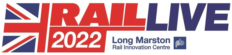 Rail Live 2022 logo with location.