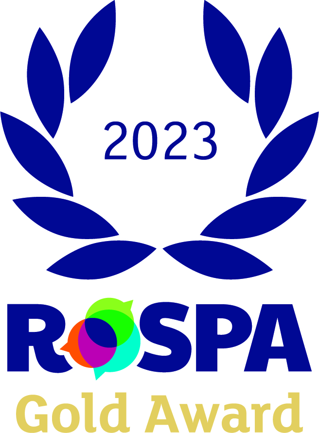 RoSPA Gold 2023 logo.