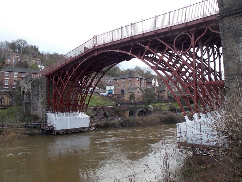 Iron Bridge over the River Severn Restoration