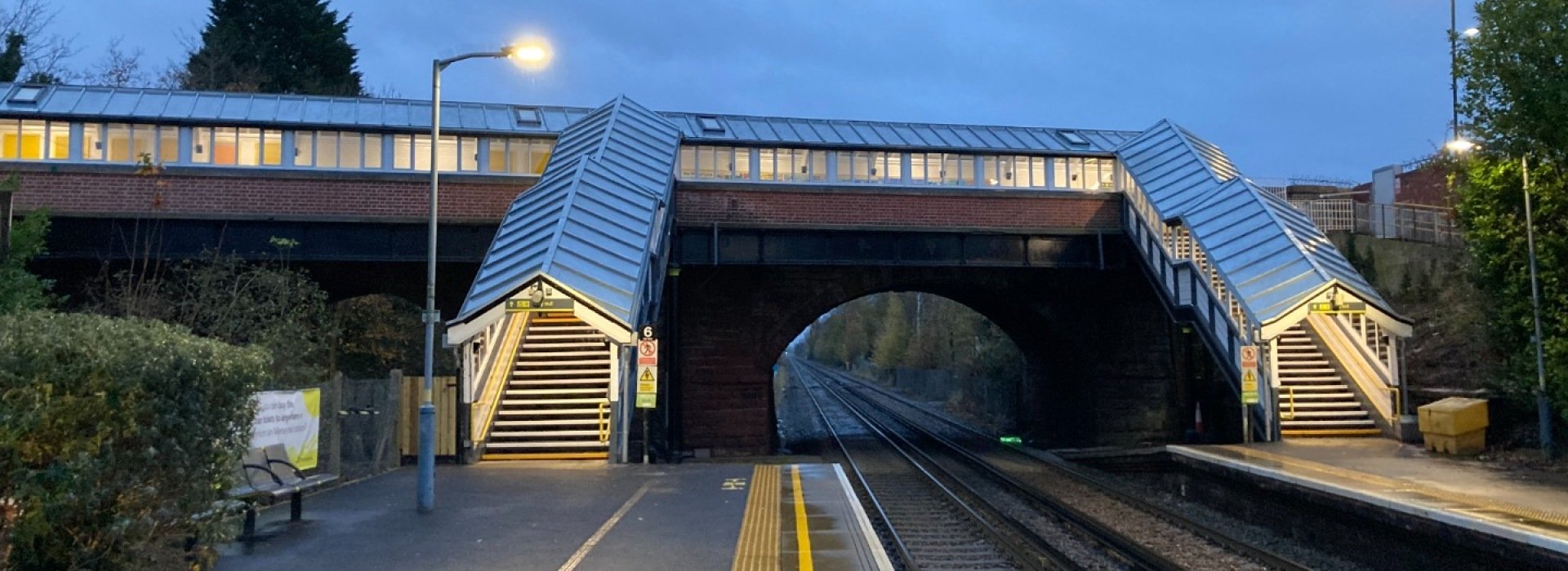 Bromborough Station Footbridge, Wirral