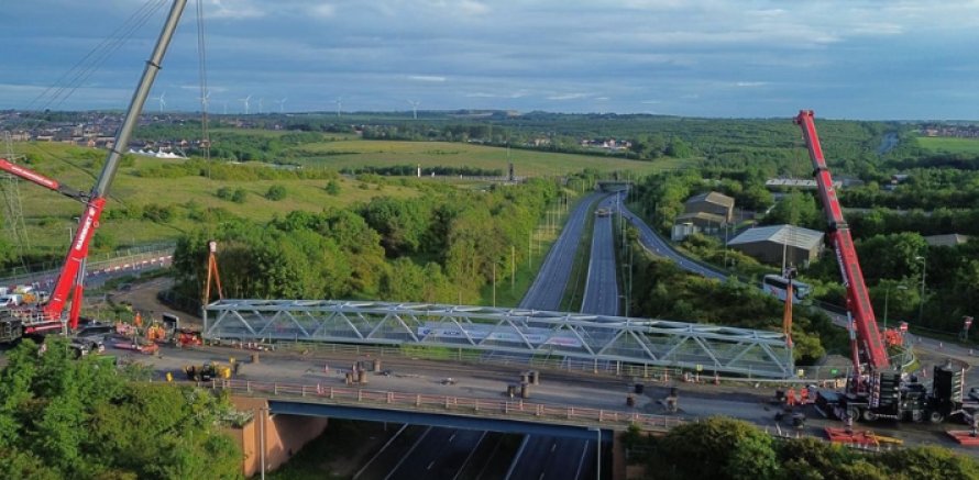 Cold Hesledon Footbridge (A19), County Durham