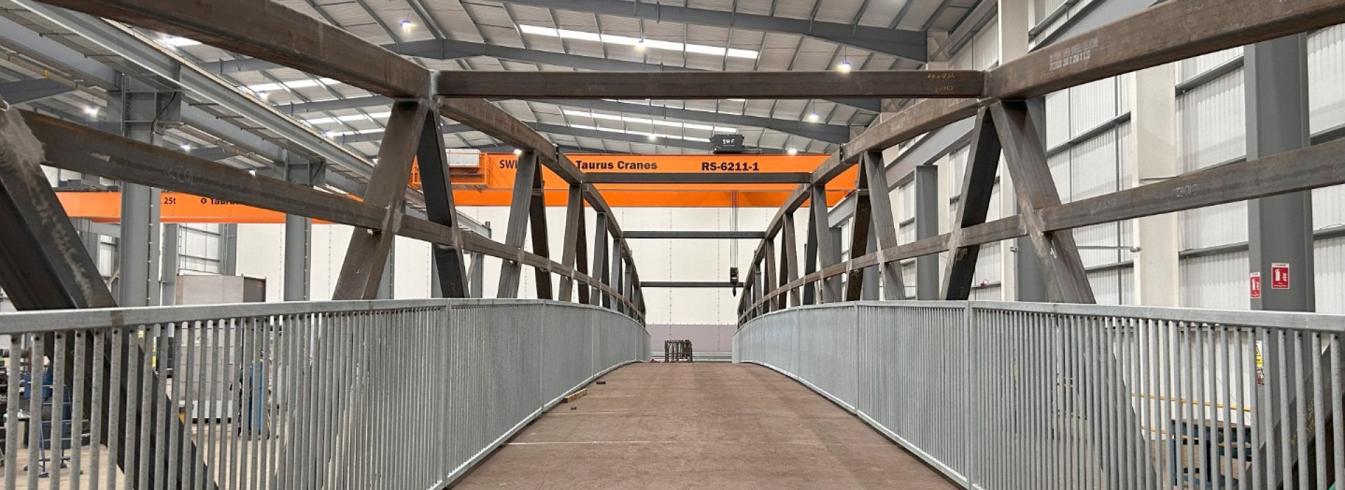 Fabricating the Northumberland Steel Footbridge for Morgan Sindall Infrastructure