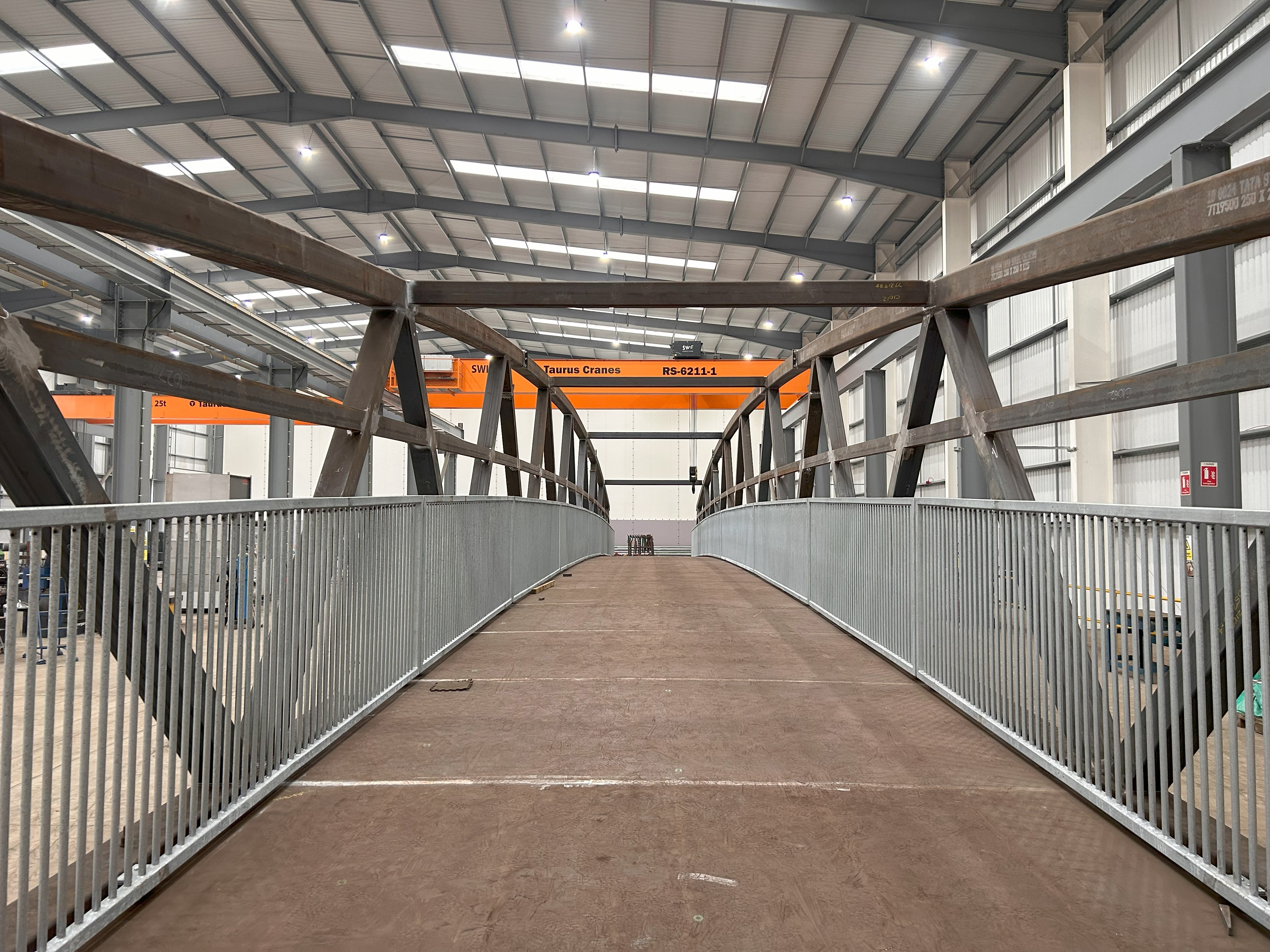 Fabricating the Northumberland Steel Footbridge for Morgan Sindall ...
