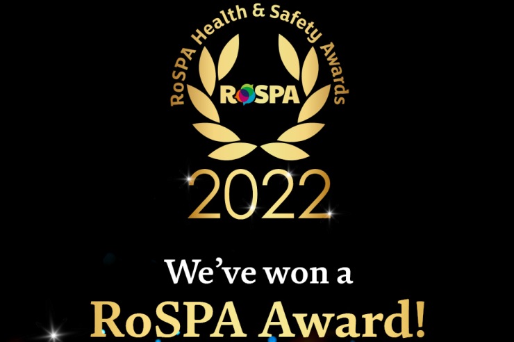 We’ve Won Another RoSPA Gold Award!