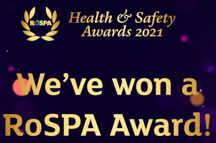 We’ve Won a RoSPA Gold Award!